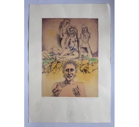 Petra Oriešková / barevná litografie
