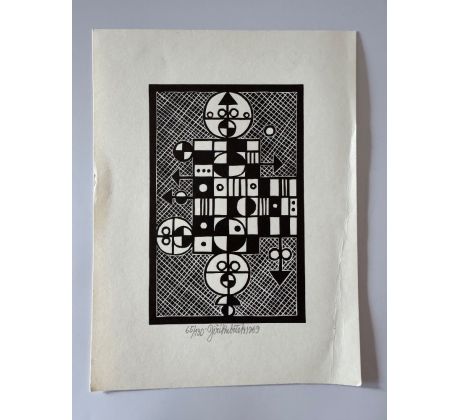 1.Jiří Kubíček / linoryt