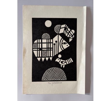 3. Jiří Kubíček / linoryt