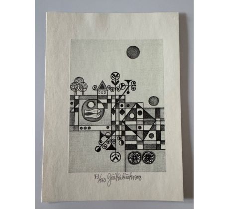 16. Jiří Kubíček / litografie