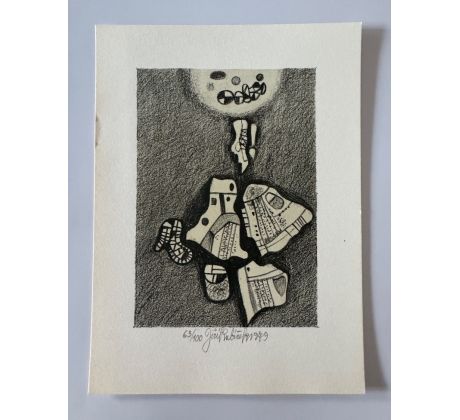 18. Jiří Kubíček / litografie