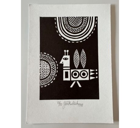 19. Jiří Kubíček / linoryt