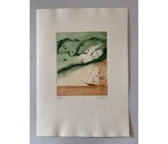 Karel Šafář / barevný lept