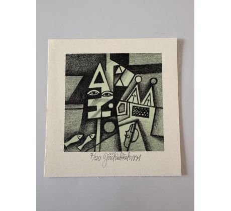 31. Jiří Kubíček / litografie