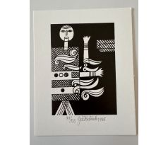 32. Jiří Kubíček / linoryt