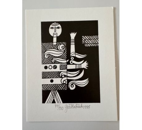 32. Jiří Kubíček / linoryt