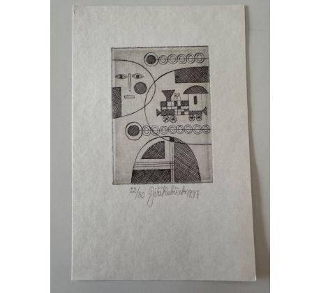 48. Jiří Kubíček / lept