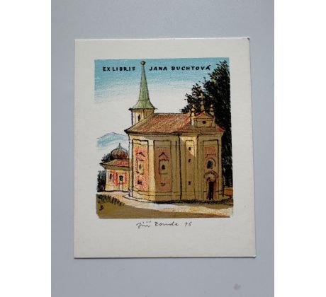 Jiří Bouda / barevná litografie