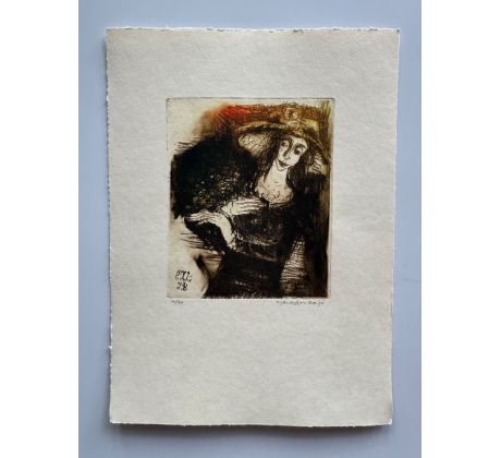 2. Jaroslav Dajč / barevný lept, kolorováno