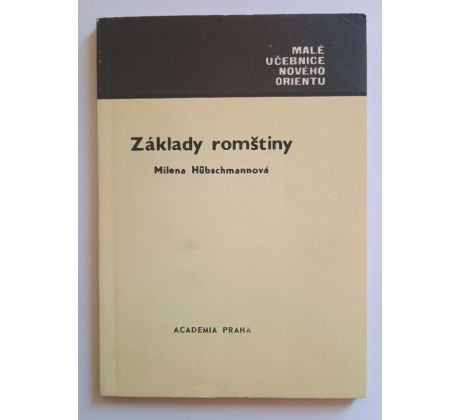 Milena Hübschmannová. Základy romštiny
