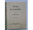 J. Gašparík Leštinský. Veršíky do pamätníka / 1926