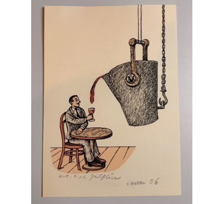 Jiří Slíva. Barevná litografie