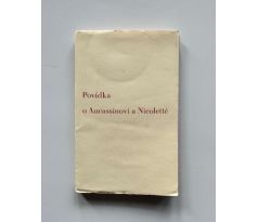 Hanuš Jelínek. Povídka a Aucassinovi a Nicolettě / PODPIS