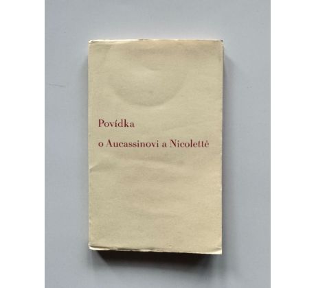 Hanuš Jelínek. Povídka a Aucassinovi a Nicolettě / PODPIS