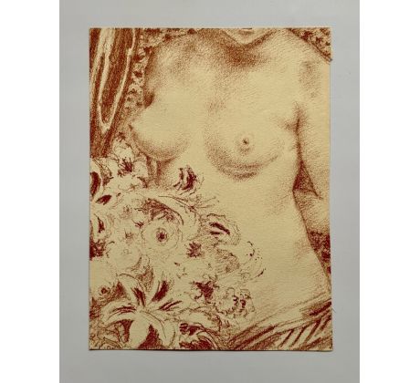 Max Švabinský. Akt / litografie