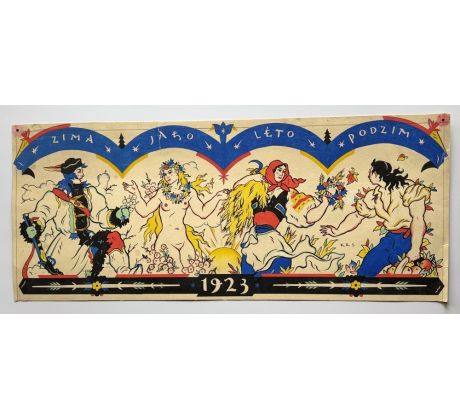 Bohumil Krs. Jaro Léto Podzim Zima 1923