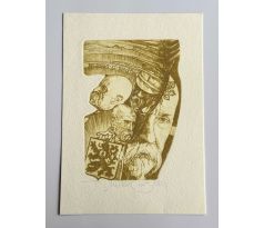 Pavel Hlavatý / Barevný lept / Ex libris Zd. Benýšek