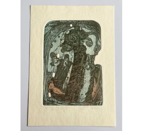 Pavel Hlavatý / Barevný lept / Já, Jan Konůpek 1