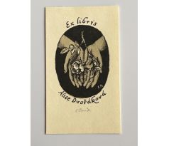 Cyril Bouda / litografie / ex libris Alice Dvořáková