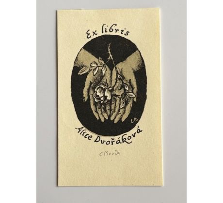Cyril Bouda / litografie / ex libris Alice Dvořáková