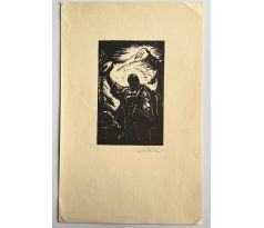 Jan Hála / dřevoryt