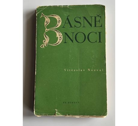 Vítězslav Nezval. Básně noci / PODPIS