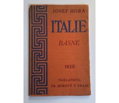 Josef Hora. Italie - Básně