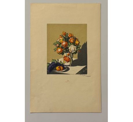 Karel Vik / barevný dřevoryt