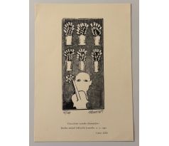 Vladimír Komárek / dřevoryt / SČB