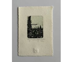 Karol Ondreička / barevný lept