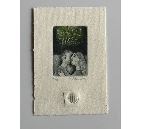 Anna Khunová / barevný lept 1