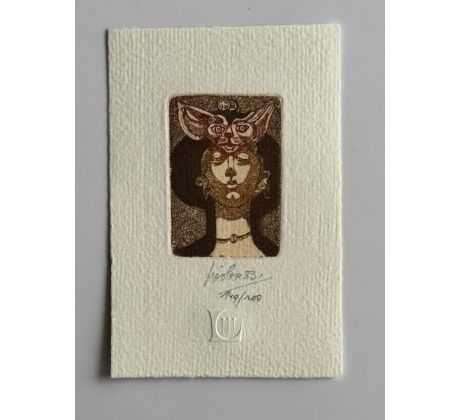 Josef Liesler / barevný lept