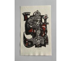 Josef Liesler / barevná litografie