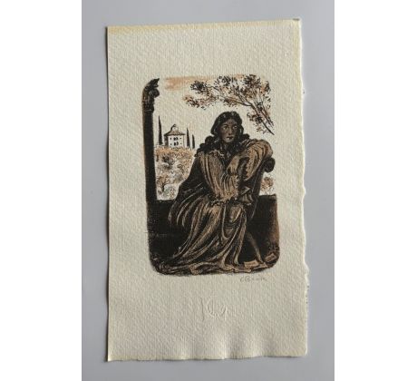 Cyril Bouda / barevná litografie