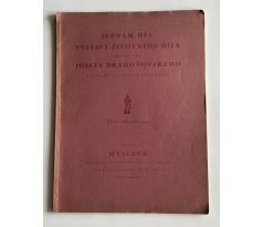 Seznam děl výstavy životního díla Josefa Drahoňovského