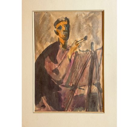 Viktor Dobrovolný / akvarel