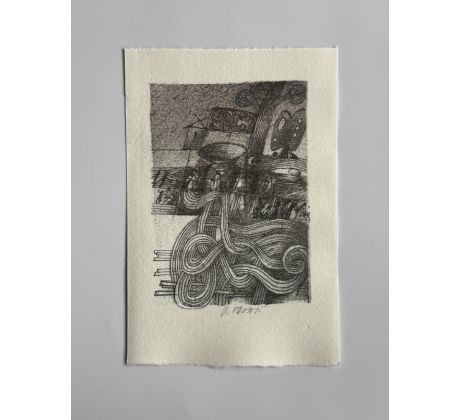 Vladimír Tesař / litografie