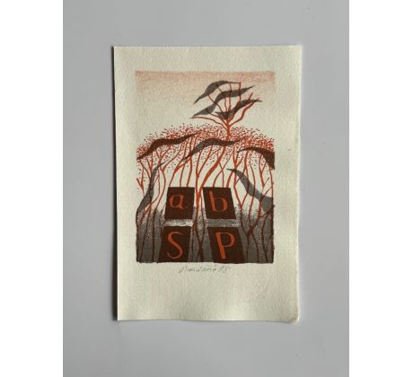 Eva Bednářová / barevná litografie