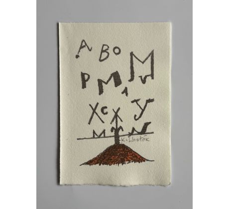 Kamil Lhoták / barevná litografie