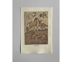 Adolf Born / barevná litografie