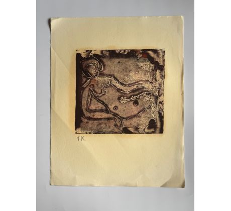 Jaroslav Kruis. Akt / monotyp