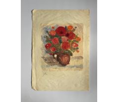 Jaroslav Kruis. Kytice / kombinovaná technika