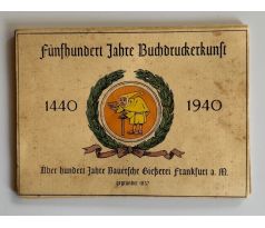 Fünfhundert Jahre Buchdruckerkunst 1440 - 1940. Leporelo /  Fritz Kredel