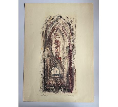 Jaroslav Kruis. Katedrála / monotyp