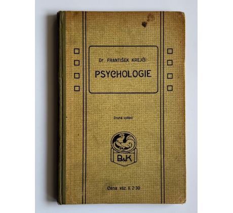 František Krejčí. Psychologie