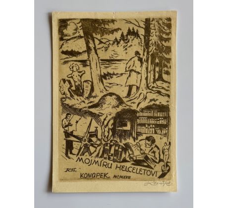 Jan Konůpek. Mojmír Helcelet / lept