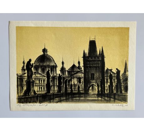 Karel Uhlík. Praha / litografie