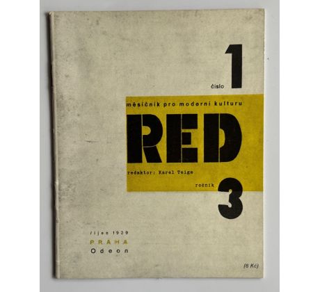 Karel Teige. Red 1