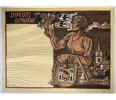 Jožka Baruch / diplom / PODPIS