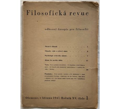 Filozofická revue 1947